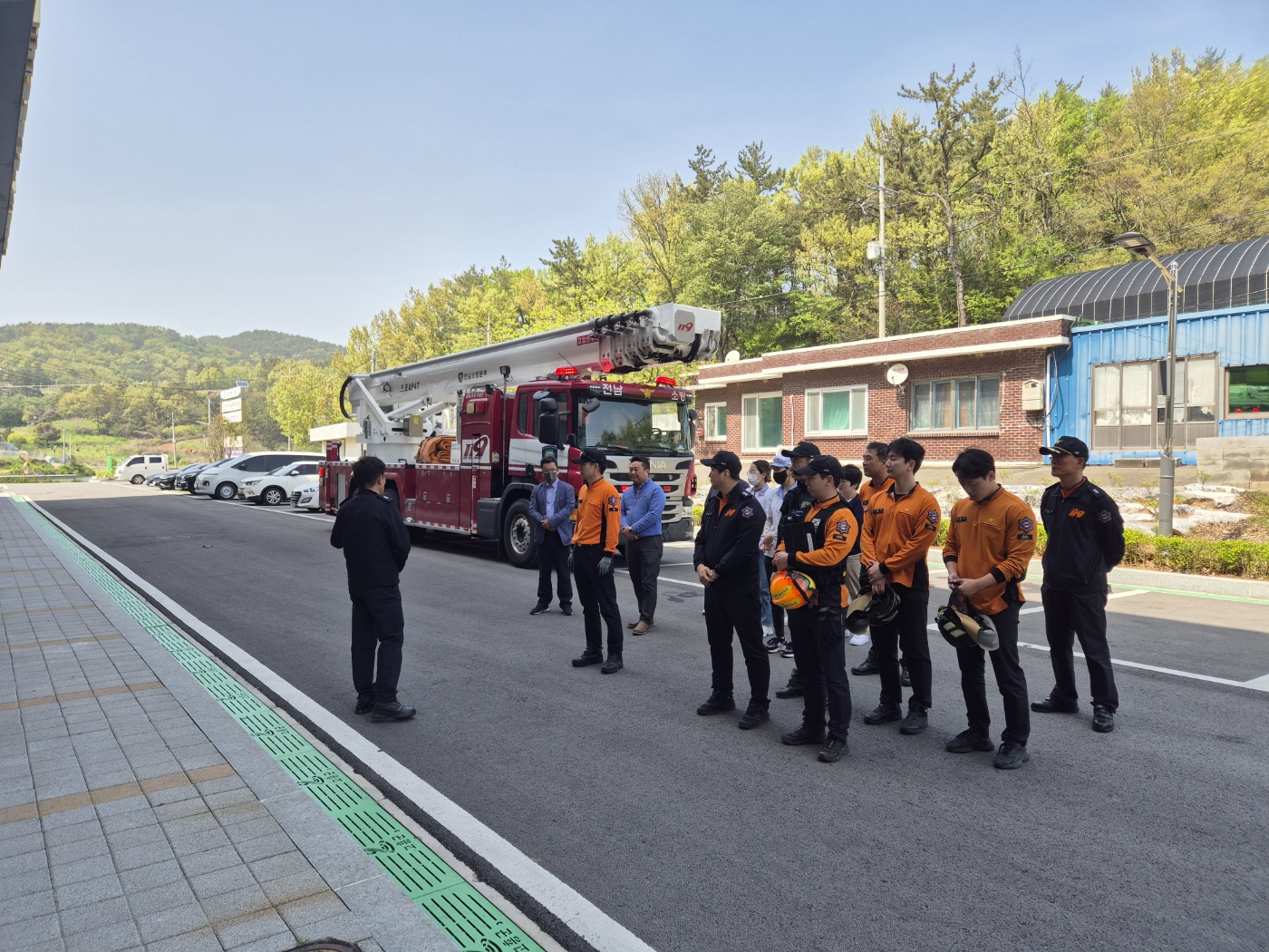 [2024.04.16] 도양노인건강복지타운 소방합동훈련실시