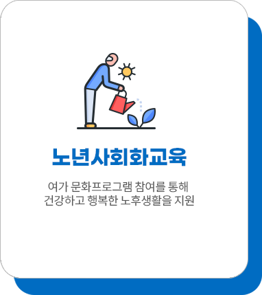 노년사회화 교육